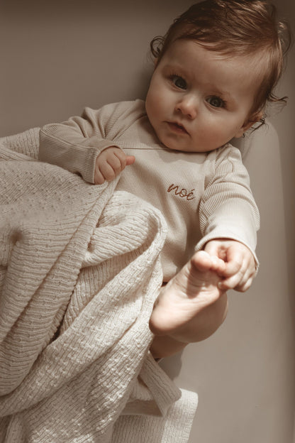 ROMPER WRAP THE BABY | BONJOUR BEIGE