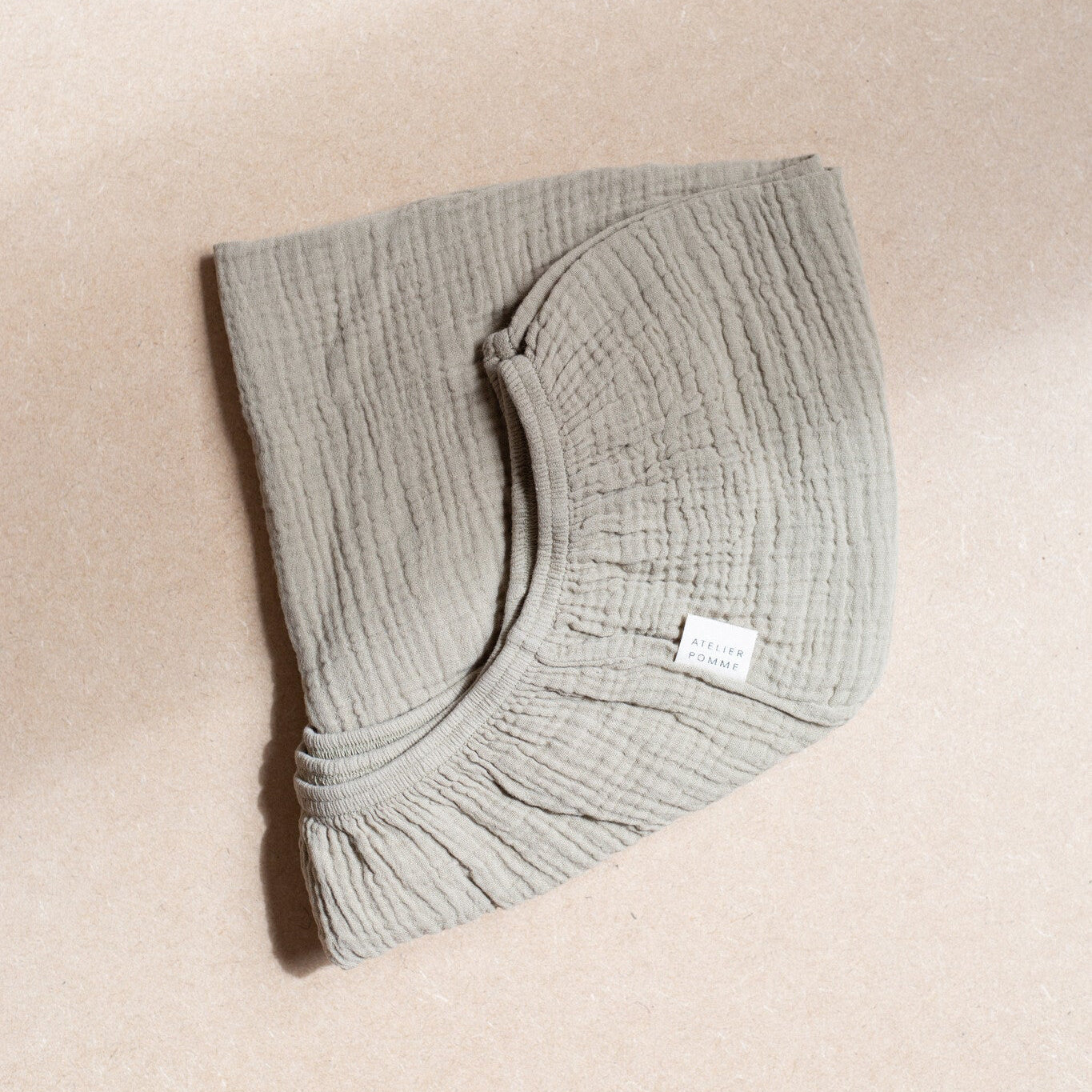 FITTED SHEET CRIB | MORNING MOSS