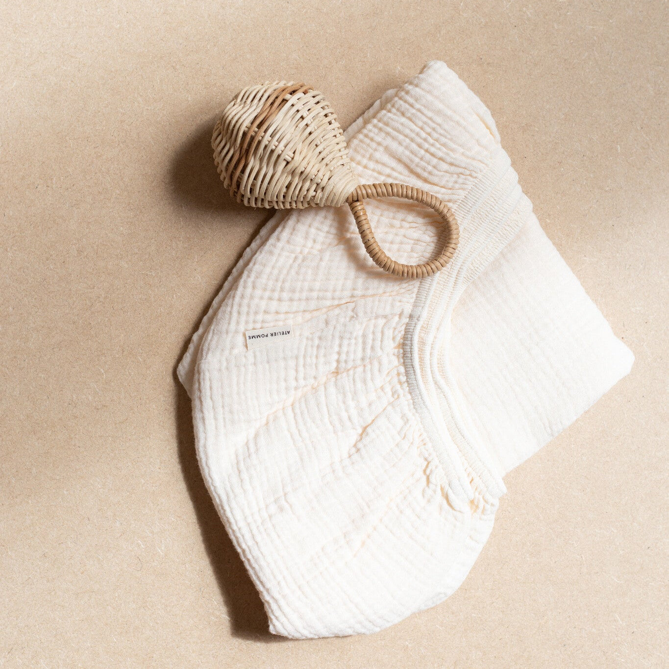 FITTED SHEET CRIB | COSY WHITE