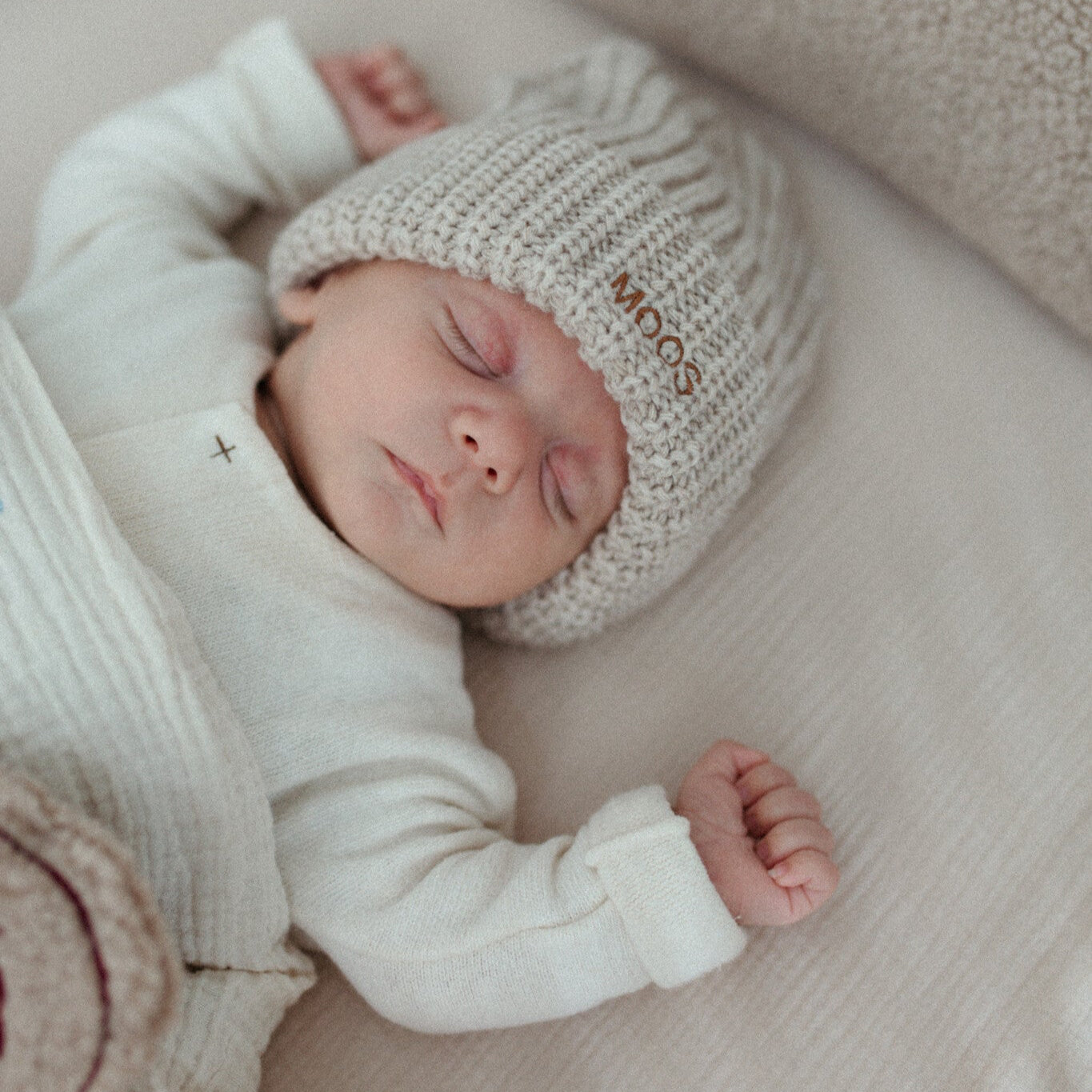 FITTED SHEET COT | BONJOUR BEIGE