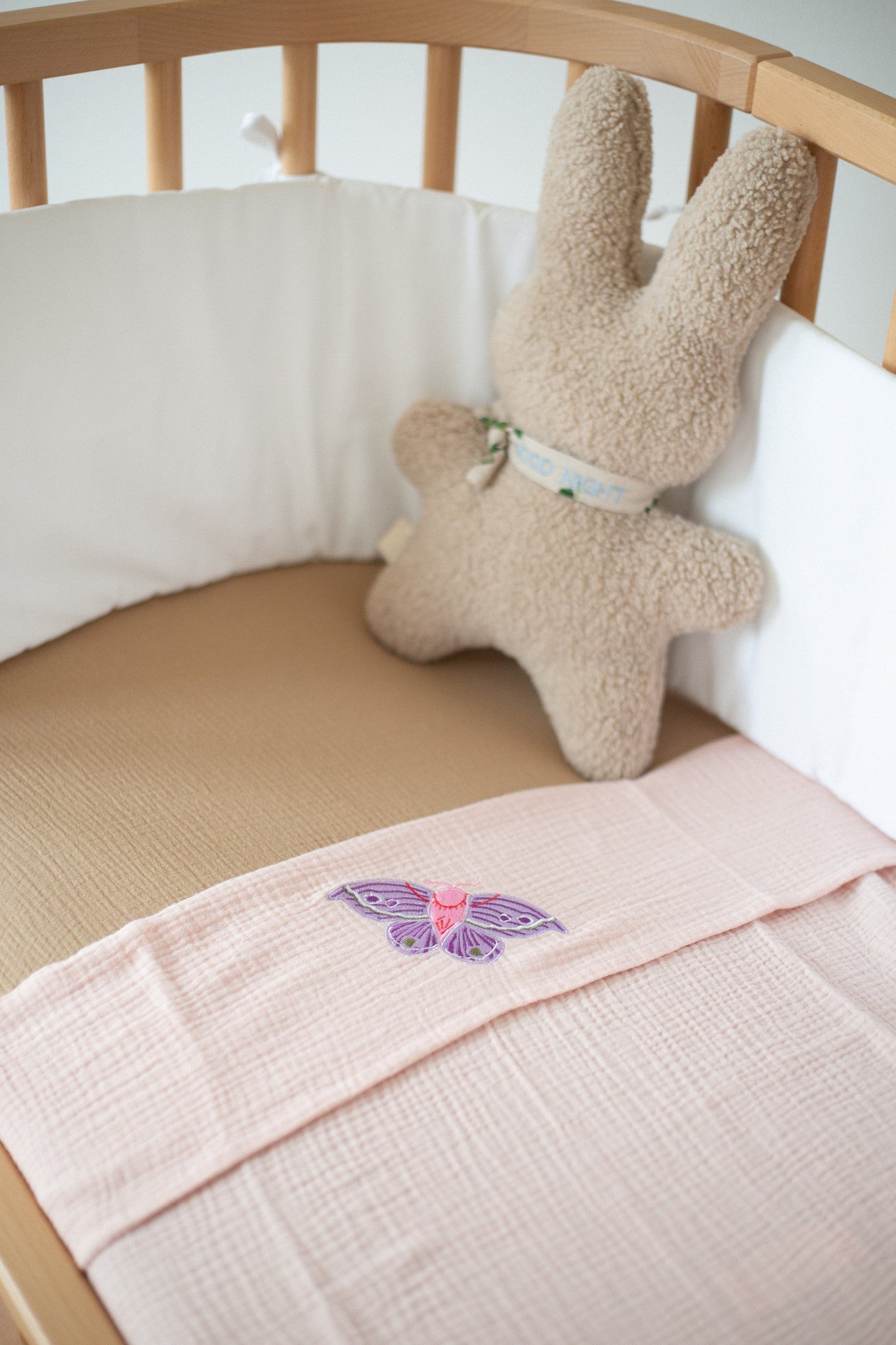 FLAT SHEET CRIB | PINKY PROMISE