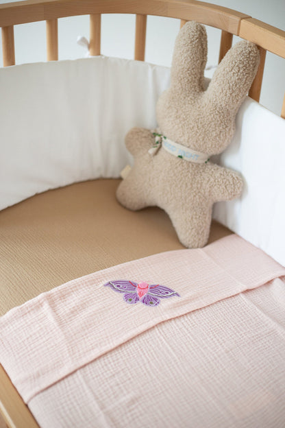 FLAT SHEET CRIB | PINKY PROMISE