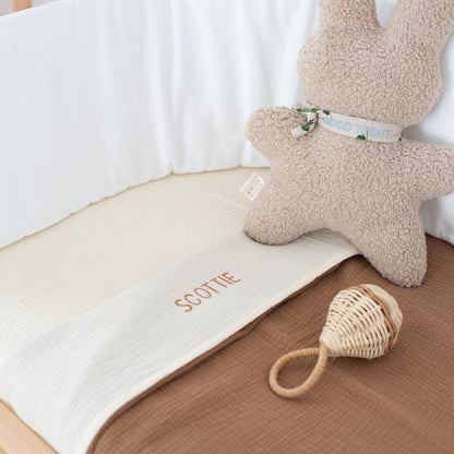 FITTED SHEET CRIB | COSY WHITE