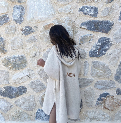 BUBBLY PONCHO | BONJOUR BEIGE