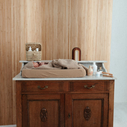 TEDDY HOODED BLANKET | BONJOUR BEIGE