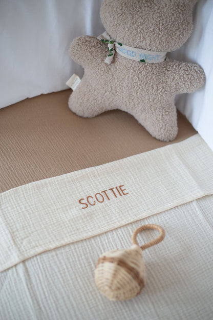 FLAT SHEET CRIB | COSY WHITE