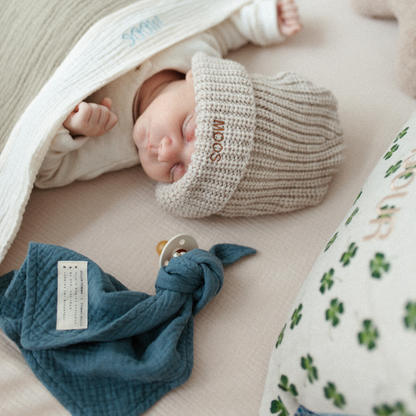 PACIFIER CLOTH - CUDDLE - MISTY BLUE