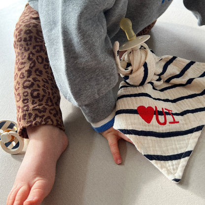 PACIFIER CLOTH CUDDLE | THE BRETON STRIPE