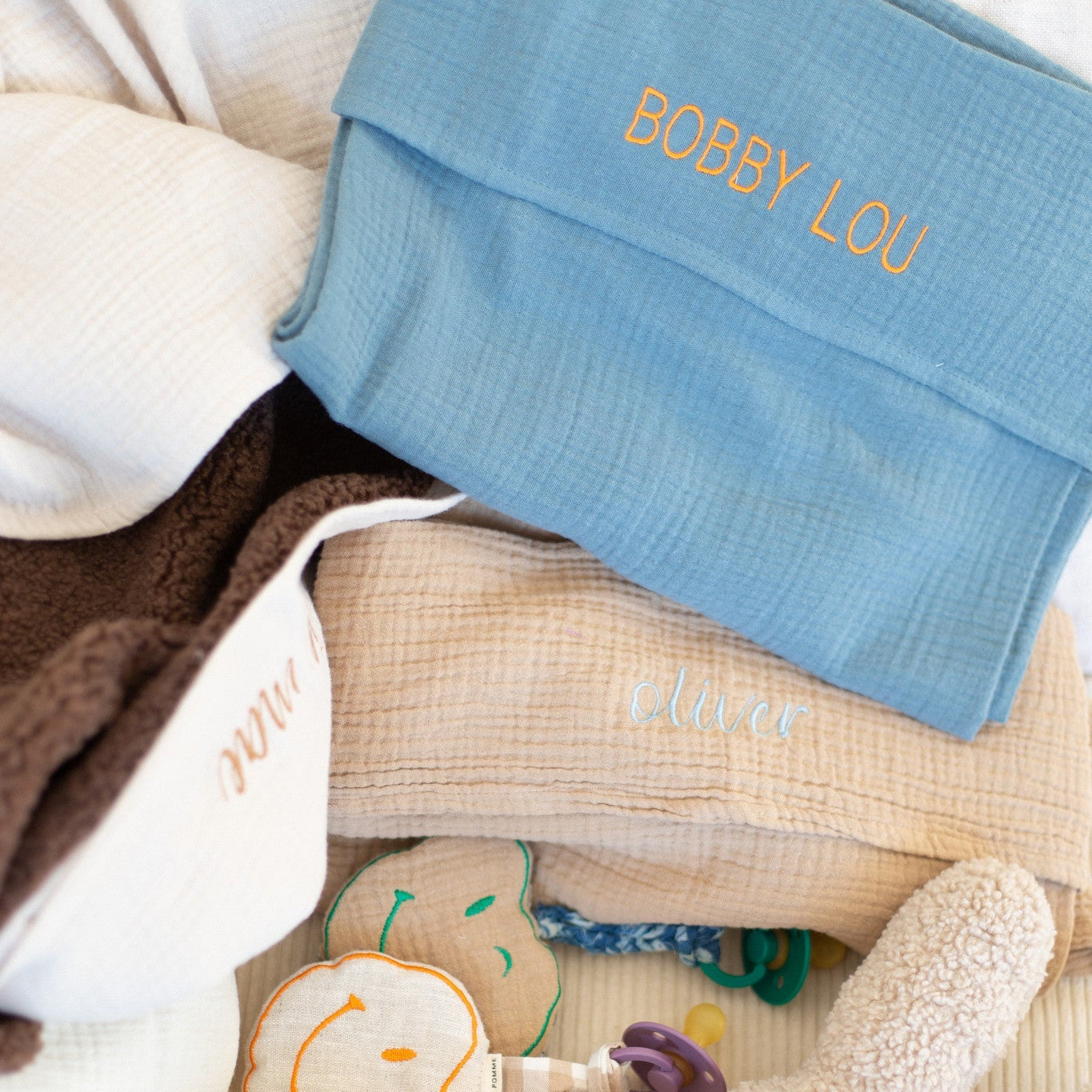 FLAT SHEET CRIB | MISTY BLUE