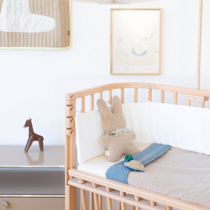 FLAT SHEET CRIB | MISTY BLUE