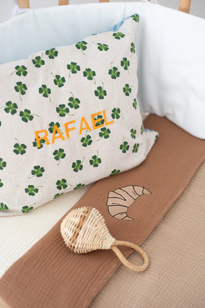 MUSLIN BLANKET COT | FINE BROWN