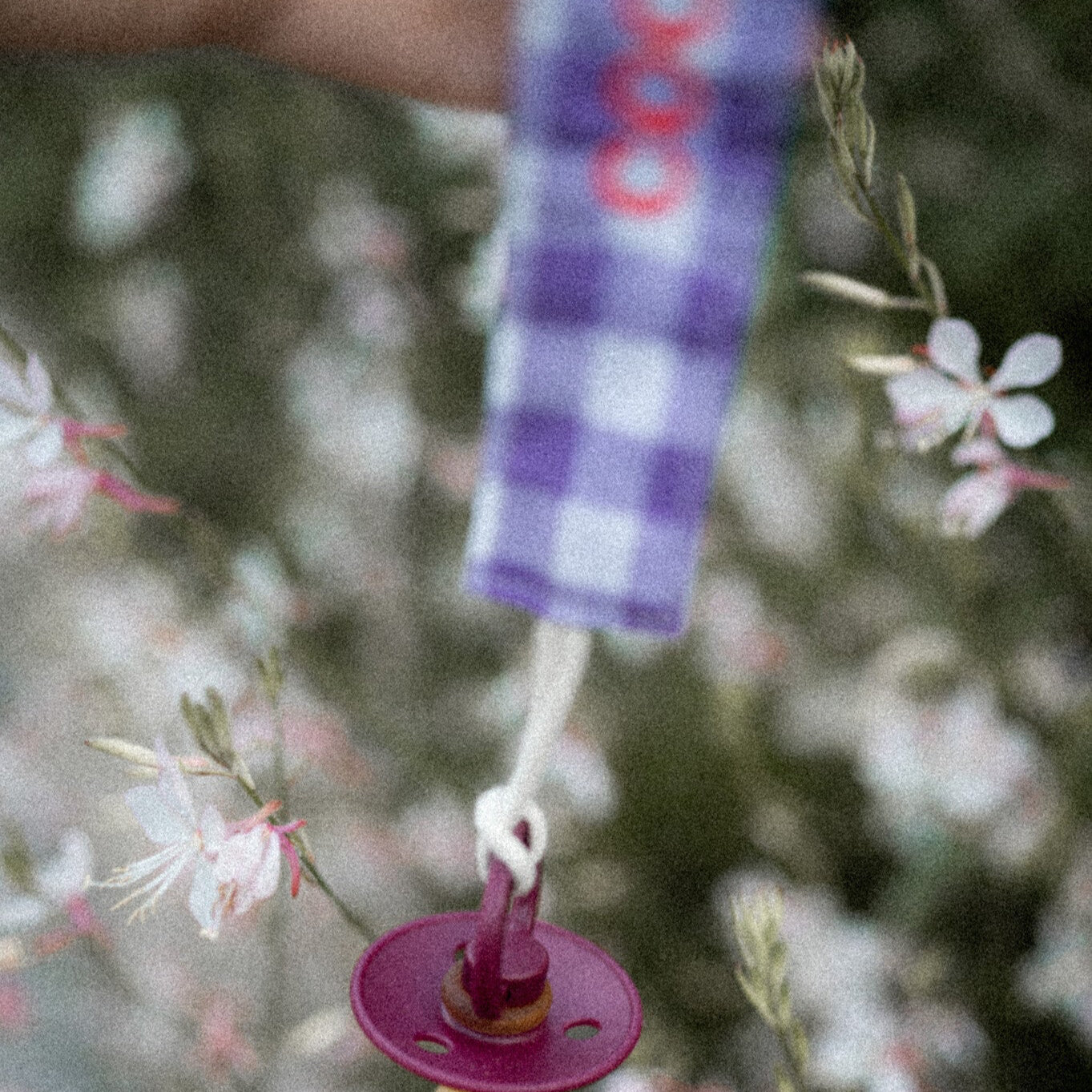 PACIFIER CORD CHECKED | PURPLE RAIN