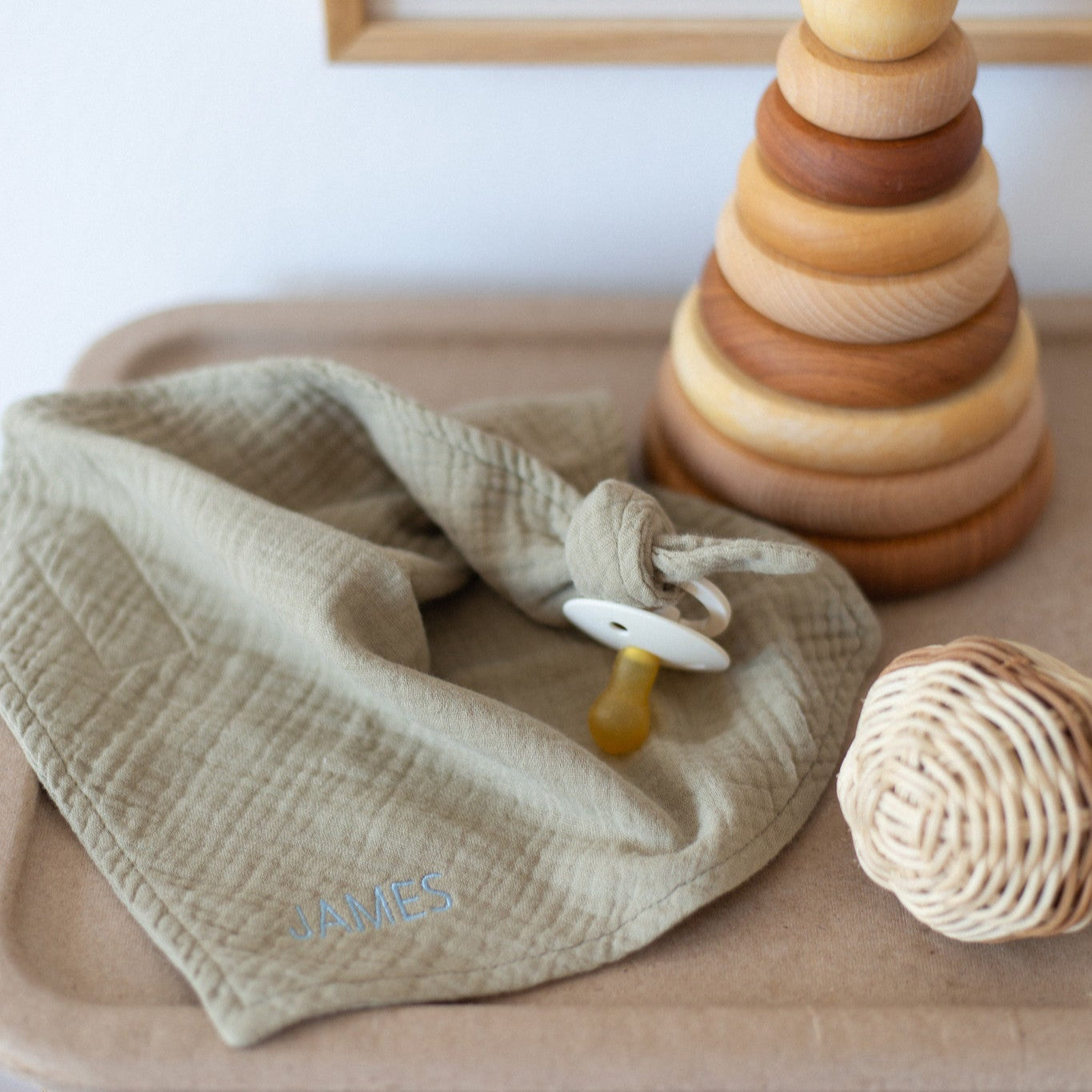 PACIFIER CLOTH  CUDDLE | MORNING MOSS