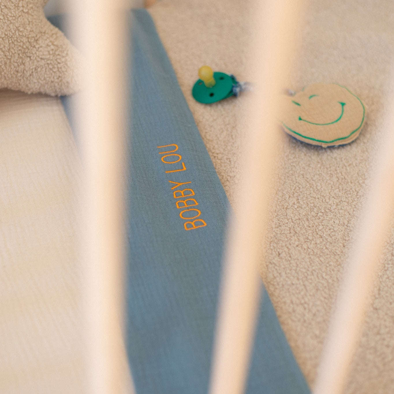 FLAT SHEET COT | MISTY BLUE