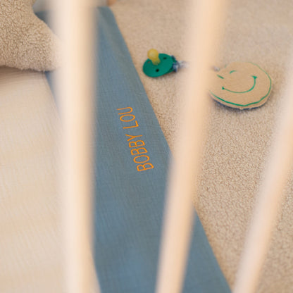 FLAT SHEET COT | MISTY BLUE