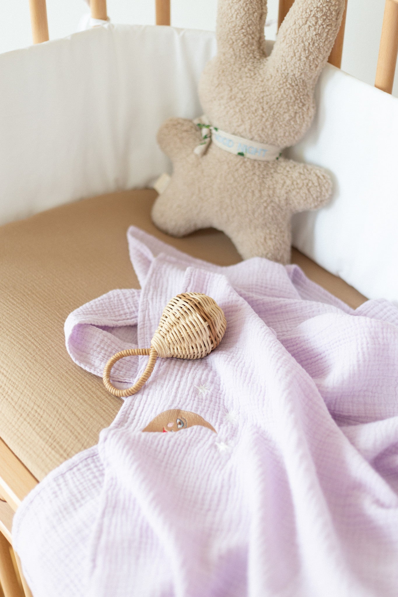 FLAT SHEET CRIB | LUCKY LILA