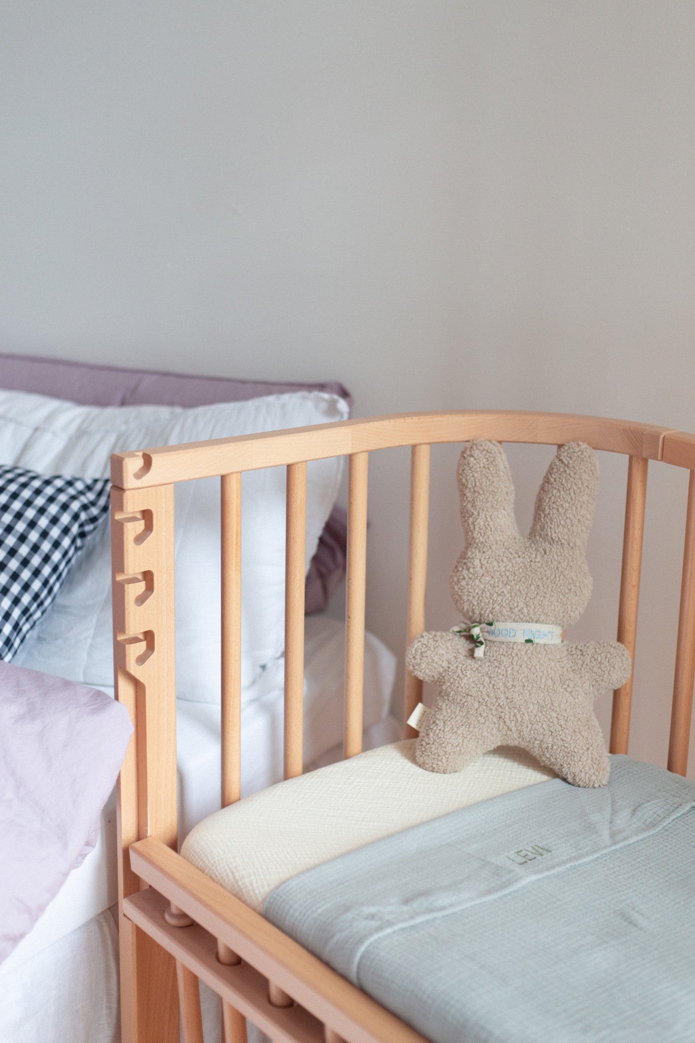 FLAT SHEET CRIB | FEELIN' GREY