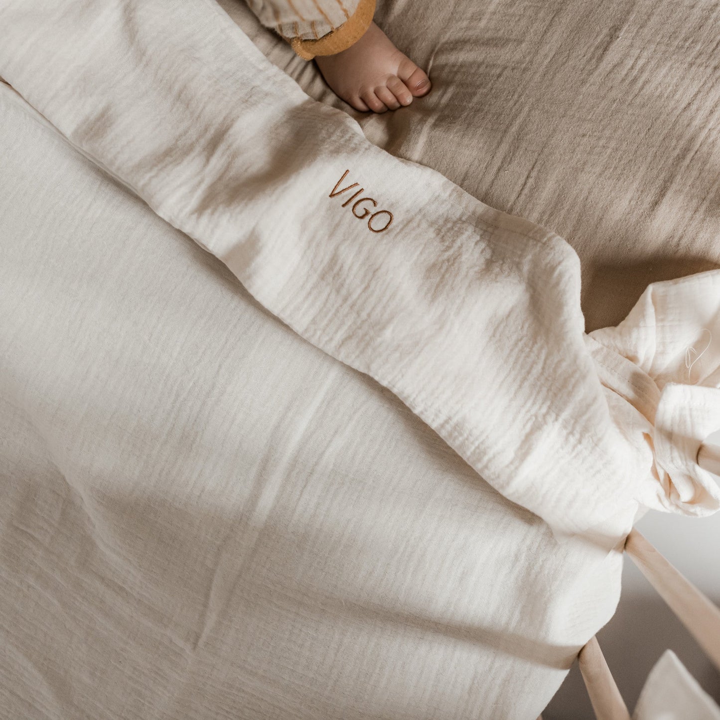 FLAT SHEET COT | BONJOUR BEIGE