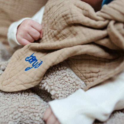 PACIFIER CLOTH CUDDLE | FINE BROWN