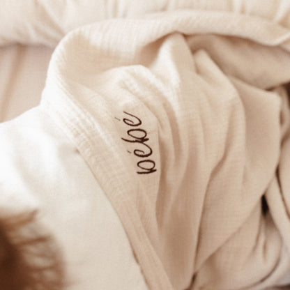 GIANT SWADDLE | BONJOUR BEIGE