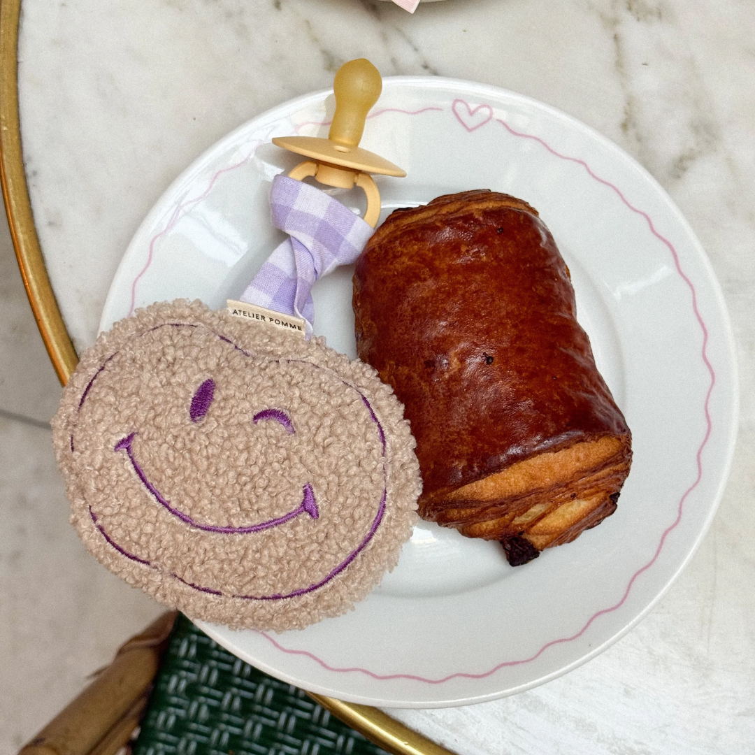 PACIFIER CLOTH POMME  TEDDY | LUCKY LILA