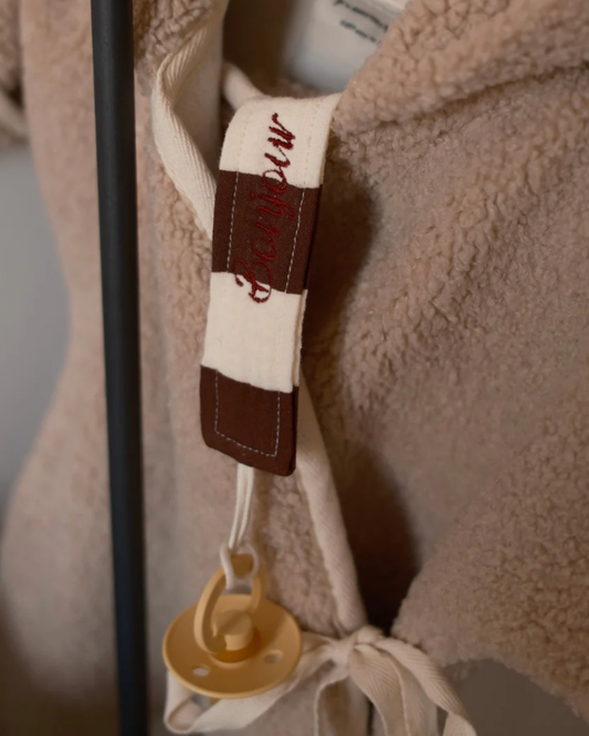 PACIFIER CORD | THE BROWN STRIPE