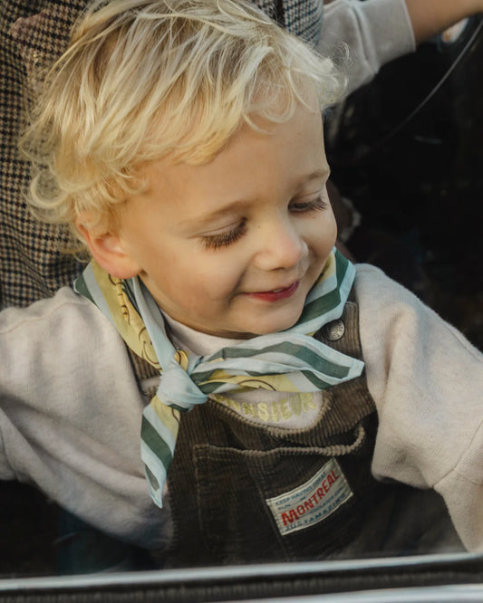 POMME CLUB SMILIN' SCARF | DREAMY BLUE